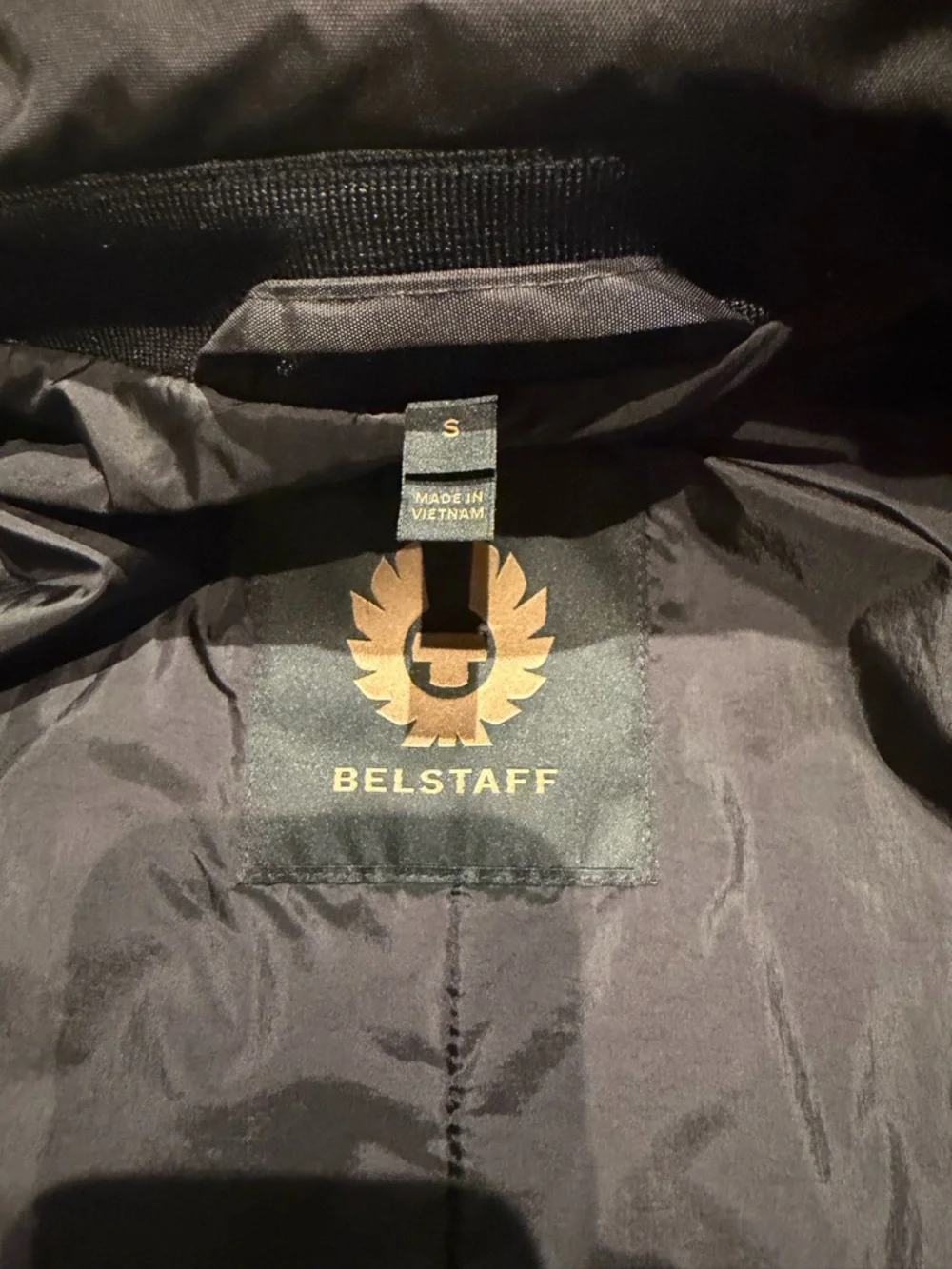 Belstaff Black Trench Coat Small - Picture 6 of 14
